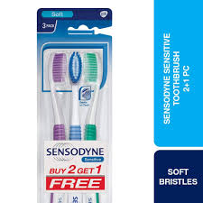 SENSODYNE SOFT BRUSH 2+1 ( 130 MRP X 144 PCS)