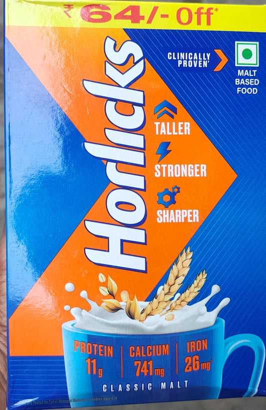 HORLICKS 1KG CARTOON  REFIL  ( 485 MRP X 12 PCS)